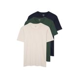 Mavi 3lü Bisiklet Yaka Erkek Basic Tişört Slim Fit / Dar Kesim -70490 0611784