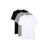 Mavi 3lü Bisiklet Yaka Erkek Basic Tişört Slim Fit/Dar Kesim 0611784-900 Siyah-900 XXL
