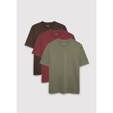 Mavi 3lü Erkek Basic Tişört 0612315-70219 - Renkli - 2XL