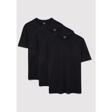 Mavi 3lü Erkek Basic Tişört 0612315-900 - 2XL - Siyah-900