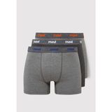 Mavi 3lü Gri Basic Boxer 0911407-23854 - 2XL - Açık Gri Melanj