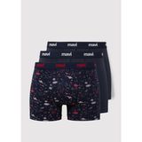 Mavi 3lü Lacivert Boxer 0910616-900 - 2XL - Siyah