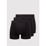 Mavi 3lü Siyah Basic Boxer 0912088-900 - 2XL