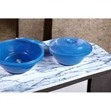Mavi 40LT Kapaklı Plastik Leğen, 32X59CM, 6 No Hamur Leğeni - Seçenek 1