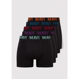 Mavi 5li Siyah Basic Boxer 0910619-900 - 3XL - Siyah-900