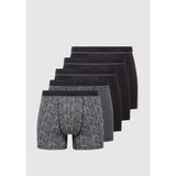 Mavi 5li Siyah Boxer 0912284-900