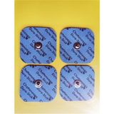 Mavi 5x5 cm Çıtçıtlı Fitness Tens Elektrot Pedi, Günlük Kullanım Için Uygun. - Ahşap - Ceviz