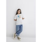 Mavi 7610339-70057 Ekru Kız Çocuk T-shirt