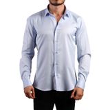 Mavi 8 Drop Ekstra Uzun Kol Dar Kesim Micro Kumaş Kol Düğmeli Slim Fit Erkek Gömlek - 197-4