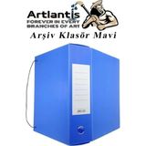 Mavi Arşiv ve Proje Kutusu 29X36X10CM 10 Adet Arşiv Klasörü Lastikli Plastik Arşiv Klasörü Büro Okul Sınıf - Çok Renkli - Standart - Genel