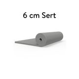 Mavi Ay Yatak Ecotopper - 6 Cm Gri Ortopedik Sert Sünger Yatak Pedi