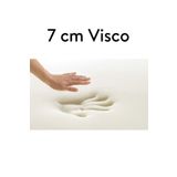 Mavi Ay Yatak Ecotopper - 7 Cm %100 Visco Hafızalı Soft Sünger Yatak Pedi