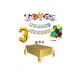 mavi balon parti evi 3 Yaş Safari Doğum Günü Konsepti