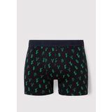 Mavi Baskılı Lacivert Boxer 0910045-32184 Lacivert-32184 L
