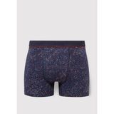 Mavi Baskılı Lacivert Boxer 091280-28417 - XL - Koyu Mavi