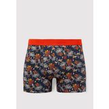 Mavi Baskılı Lacivert Boxer 092655-85585 Lacivert-85585 S