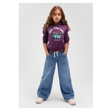 Mavi Baskılı Mor Sweatshirt 7s10060-70577