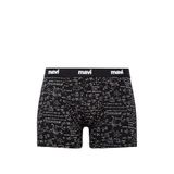 Mavi Baskılı Siyah Boxer 0910049-85857 Siyah-85857 L