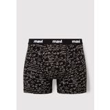 Mavi Baskılı Siyah Boxer 0910049-85857 Siyah-85857 M