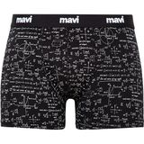 Mavi Baskılı Siyah Boxer 0910049-85857 - XL