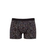Mavi Baskılı Siyah Boxer 0910451-900 Siyah-900 L