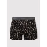 Mavi Baskılı Siyah Boxer 091719-900 - 2XL - Siyah-900