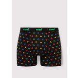 Mavi Baskılı Siyah Boxer 092259-900 Siyah-900 XXL