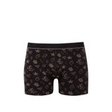 Mavi Baskılı Siyah Boxer 092449-85585 Siyah-85585 S