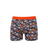 Mavi Baskılı Siyah Boxer 092655-85585