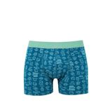 Mavi Baskılı Yeşil Boxer 091119-71923 Yeşil-71923 XXL