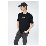 Mavi Batman Baskılı Siyah Tişört Loose Fit / Bol Rahat Kesim 066878-900