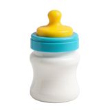 Mavi Bebek Biberonu Figürlü Erkek Bebek Çantası ve Bebek Arabası Aksesuarı Anahtarlık | MilkyPop