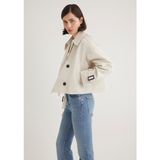 Mavi Bej Crop Ceket 1110376-70134 - Gri