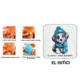 MAVİ BERELİ KÖPEK CEP SOBASI,EL ISITICI,SICAK SU TORBASI PVC 10x9,5cm