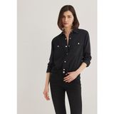 Mavi Betty Gold Klasik Antrasit Jean Gömlek 1210818-87811