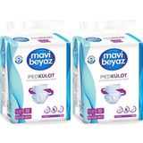 Mavi Beyaz 60 Adet M Emici Külot