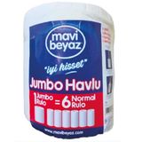 Mavi Beyaz Dev Jumbo Havlu Kağıt