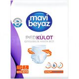 Mavi Beyaz Emici Külot Hasta Bezi xLarge 7'li