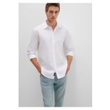 Mavi Beyaz Gömlek Slim Fit / Dar Kesim 0211656-620