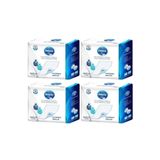 Mavi Beyaz Kaydırmaz Bantlı Yatak Koruyucu Örtü 60 90 Cm 30'Lu 4 Paket 120 Kullanım