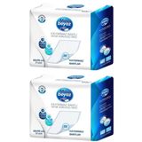 Mavi beyaz Kaydırmaz Bantlı Yatak Koruyucu Örtü 60x90 cm, 30'lu 2 Paket