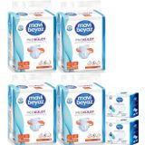 Mavi Beyaz Ped Emici Külot Hasta Bezi Xl-Ekstra Büyük 120 Adet + Yatak Koruyucu Örtü 60*90Cm 60Adet