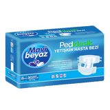 Mavi Beyaz Ped Klasik Yetişkin Hasta Bezi Medium 30'lu