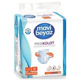 Mavi Beyaz Pedkulot Yetişkin Hasta Bezi, Extra Large Boy XL, 30'lu Paket