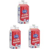Mavi Beyaz Pratik Havlu 500 Yaprak - Yeni Nesil Çok Amaçlı Kağıt Havlu (Asma Aparatı Hediyeli) - 3 Adet Asılabilir Kağıt Havlu