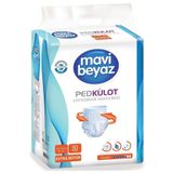 Mavi beyaz-Xl Ekstra Büyük Ped Emici Külot Hasta Bezi