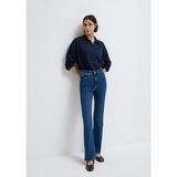 Mavi Bliss Premium Blue Koyu Mavi Jean Pantolon Kadın Normal Kesim Dar Paça 101437-85292 - 26 / 28