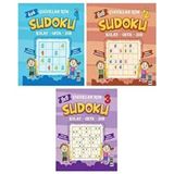 Mavi Boncuk Çocuklar İçin Sudoku Kolay-Orta-Zor 4x4 6x6 9x9 Parçalı Set Hediyelik Oyun