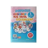 Mavi Boncuk Yayınları 1. Sınıf Dopdolu Şifreli Kış Tatil Eğlencesi Kitabı