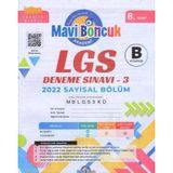Mavi Boncuk Yayınları 8. Sınıf Sayısal Bölüm Denene Sınavı - 3 B Kitapçığı